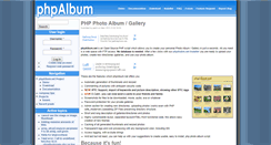 Desktop Screenshot of phpalbum.net